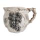 Pichet grappes de raisins en relief