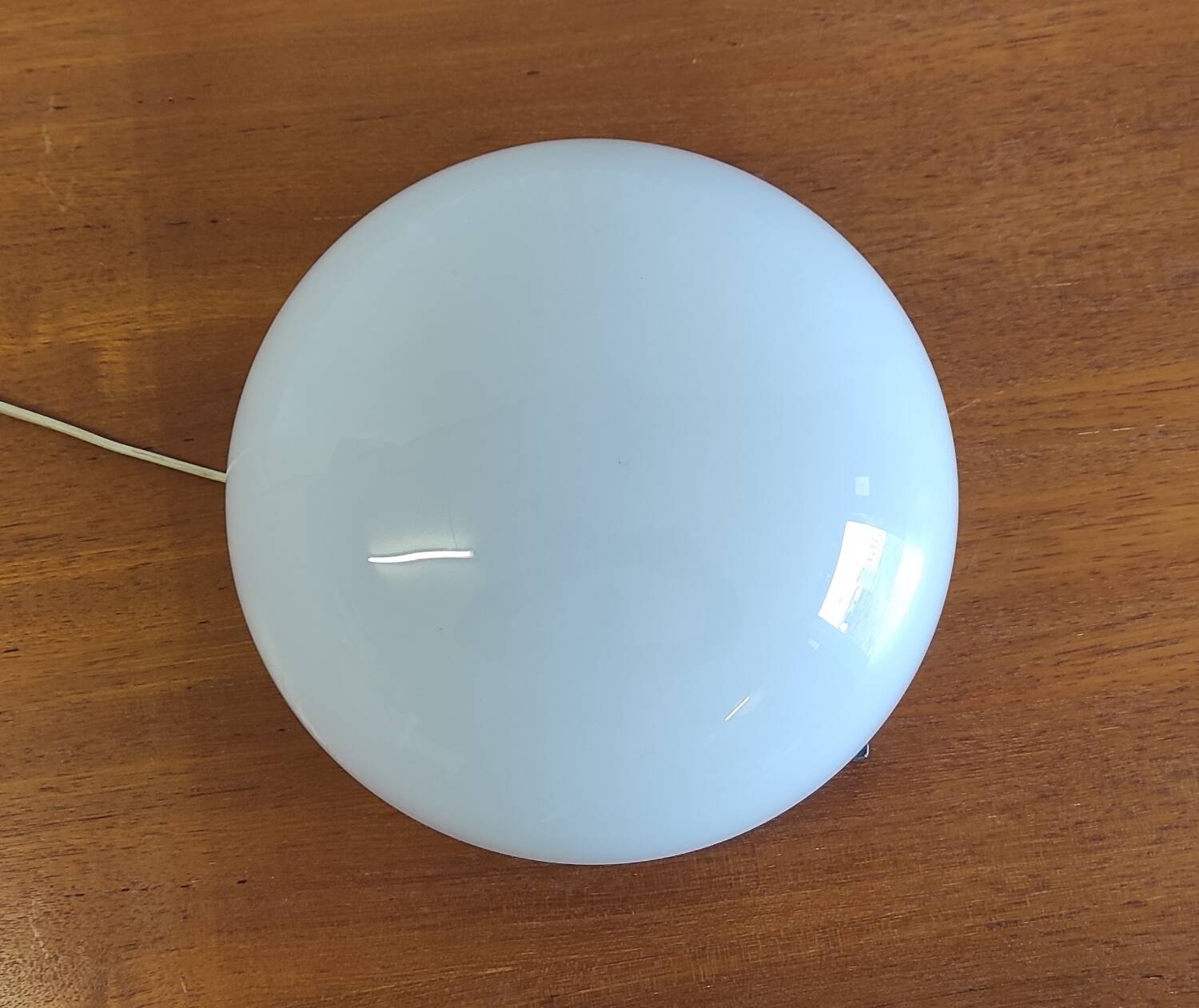 Opaline globe ceiling light 25 cm - 50s/60s