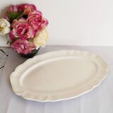 Plat de service ovale Sarreguemines