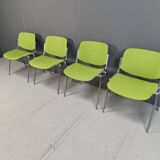 Vintage Dsc 106 Side Chairs By Giancarlo Piretti For Castelli, Set Of 4