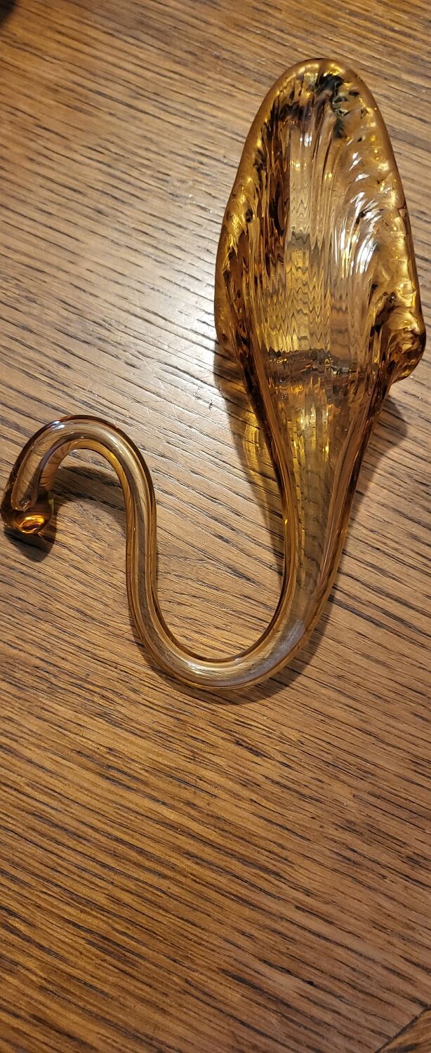 Blown glass vase