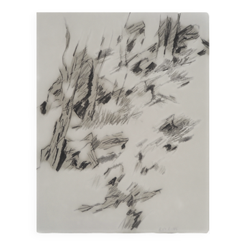 Jean rené bazaine : sous-bois - lithographie originale signée