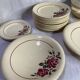 Old half-porcelain service Badonviller Strasbourg – 22 pieces