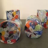 Set of 4 "Goto" water glasses from Murrisa in Murano glass, Italy