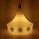 Hanging in Scandinavian opaline golden motifs