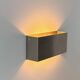 Vintage modernist wall lamp, folded metal, France 1970
