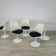 Knollinternational tulip chairs design Eero Saarinen vintage 1970