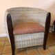 Rattan armchair modern design