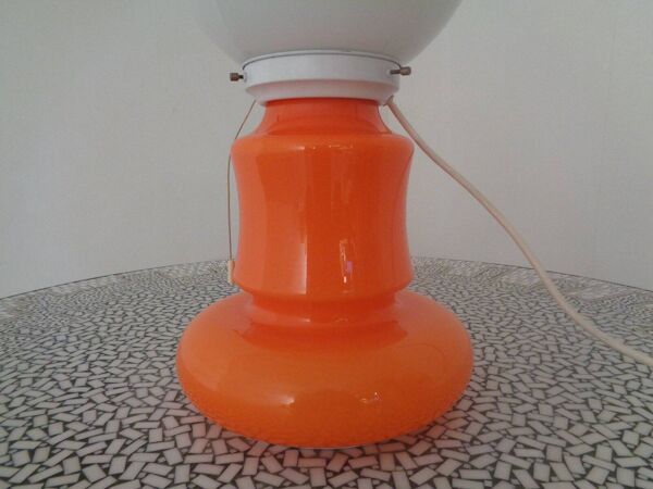 Italian Glass Standard Lamp, 1970s