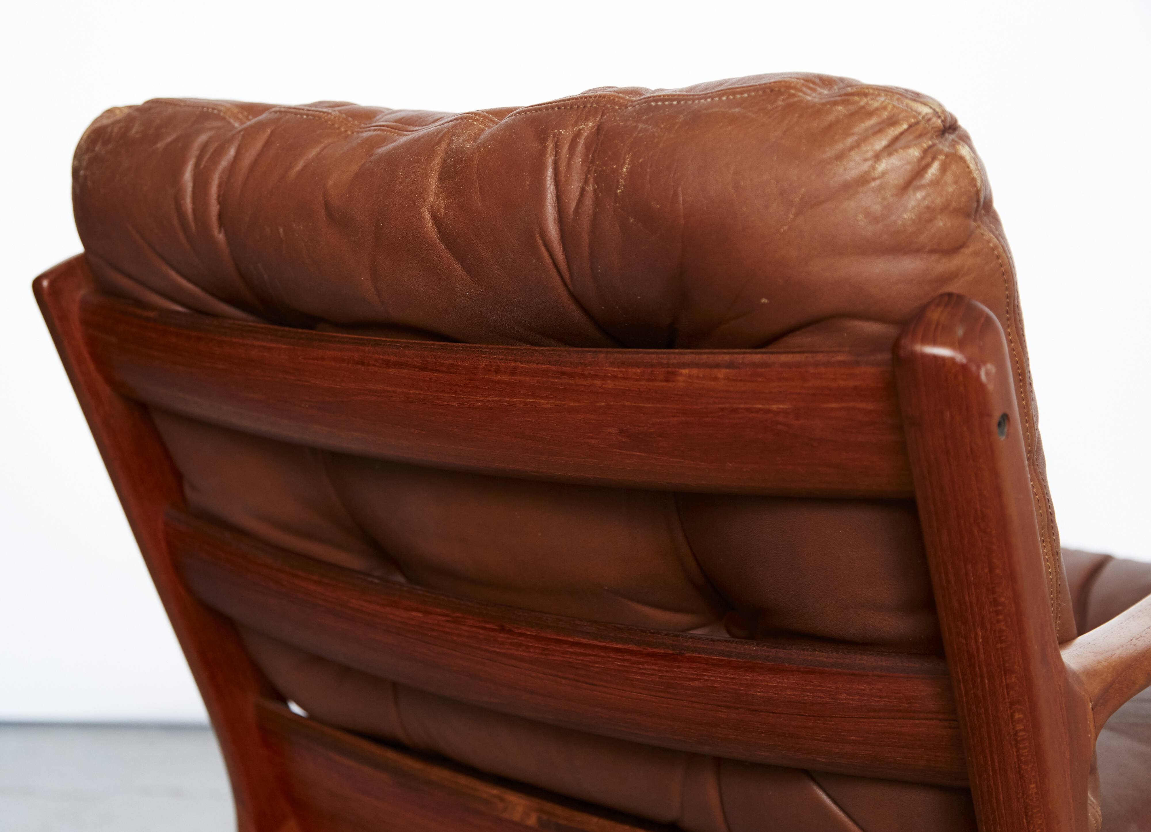 Mid-Century Senator Rocking Chair by Ole Wanscher for CADO