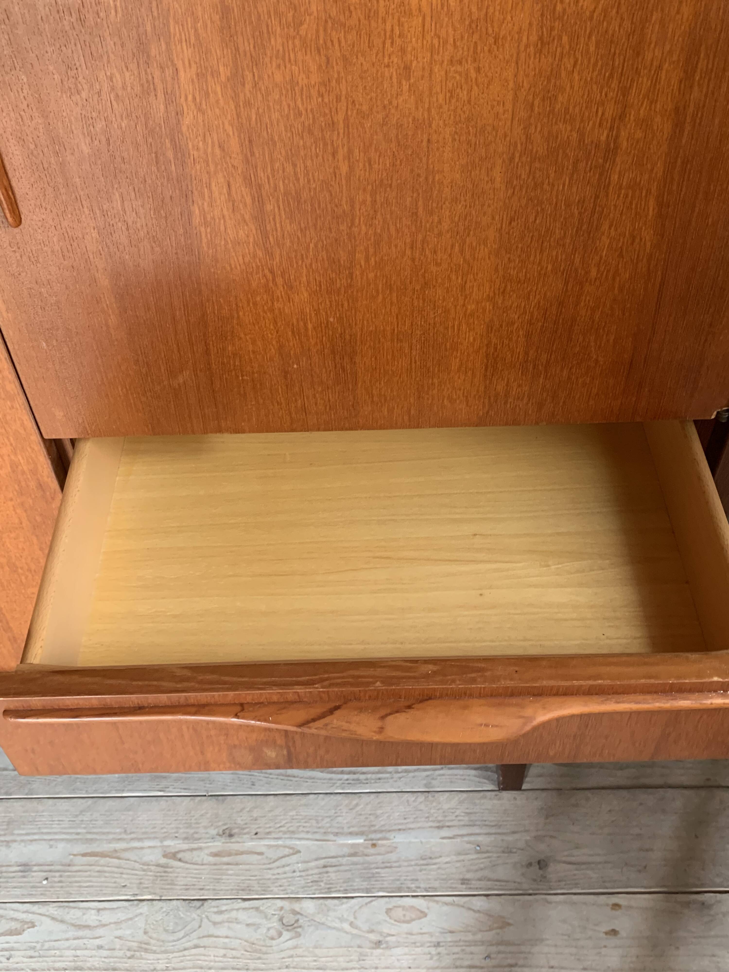 Scandinavian vintage teak wardrobe