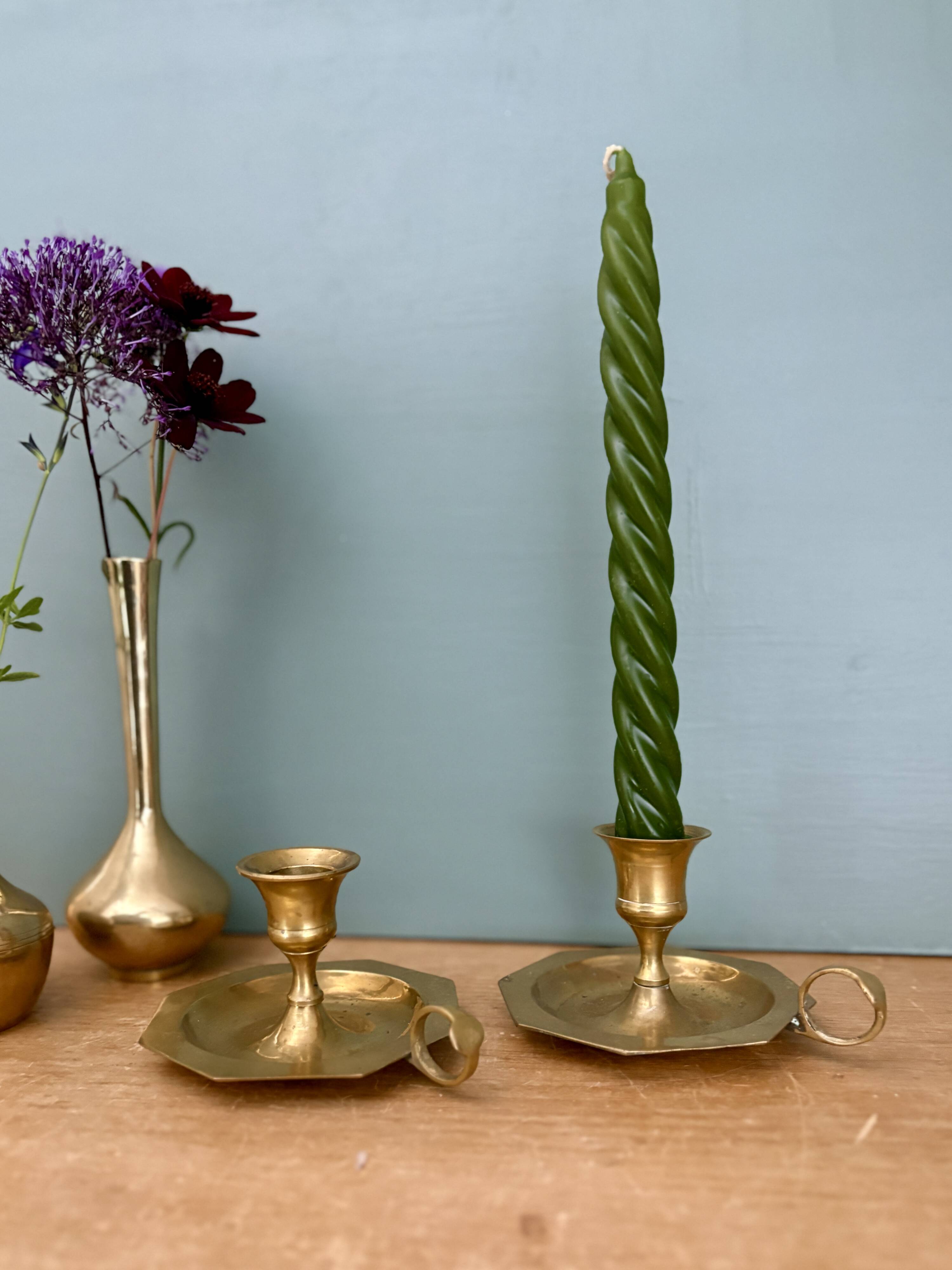 Antique brass candlestick/candlestick (B2)