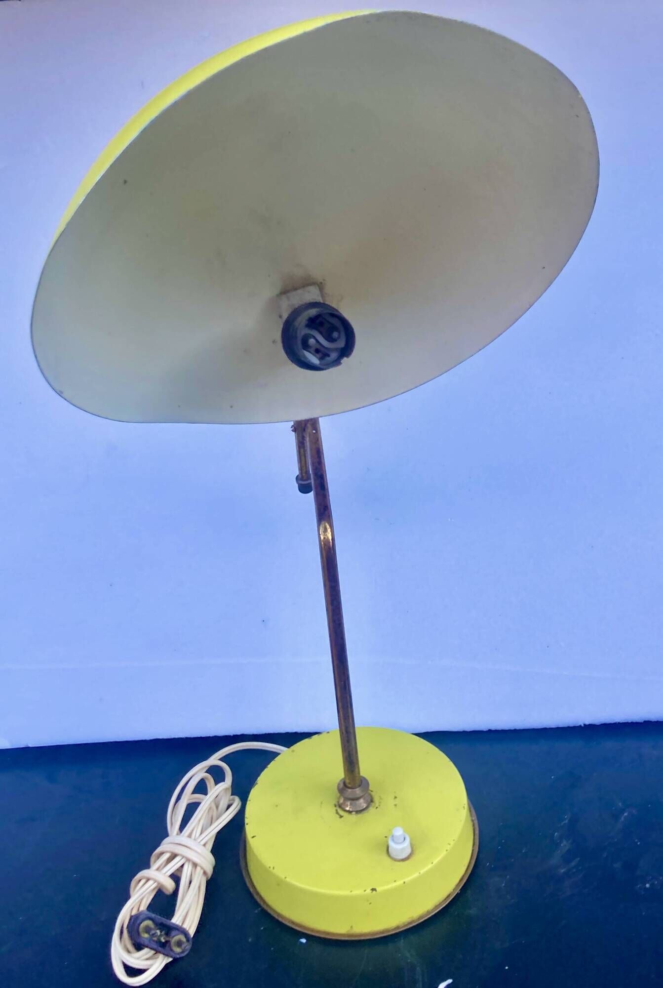 Desk lamp by jean boris lacroix - vintage from the 1950s - rare!!!