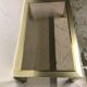 Table low brass brushed 1970