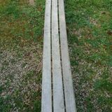 School bench from the 1950s, length 210 cm