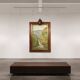 Italian signed landscape painting from 20th century