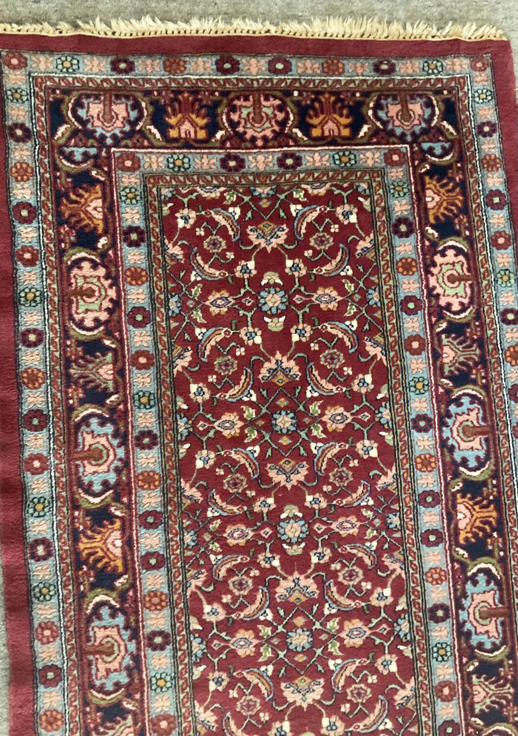 Vintage Persian woven wool rug 165x95