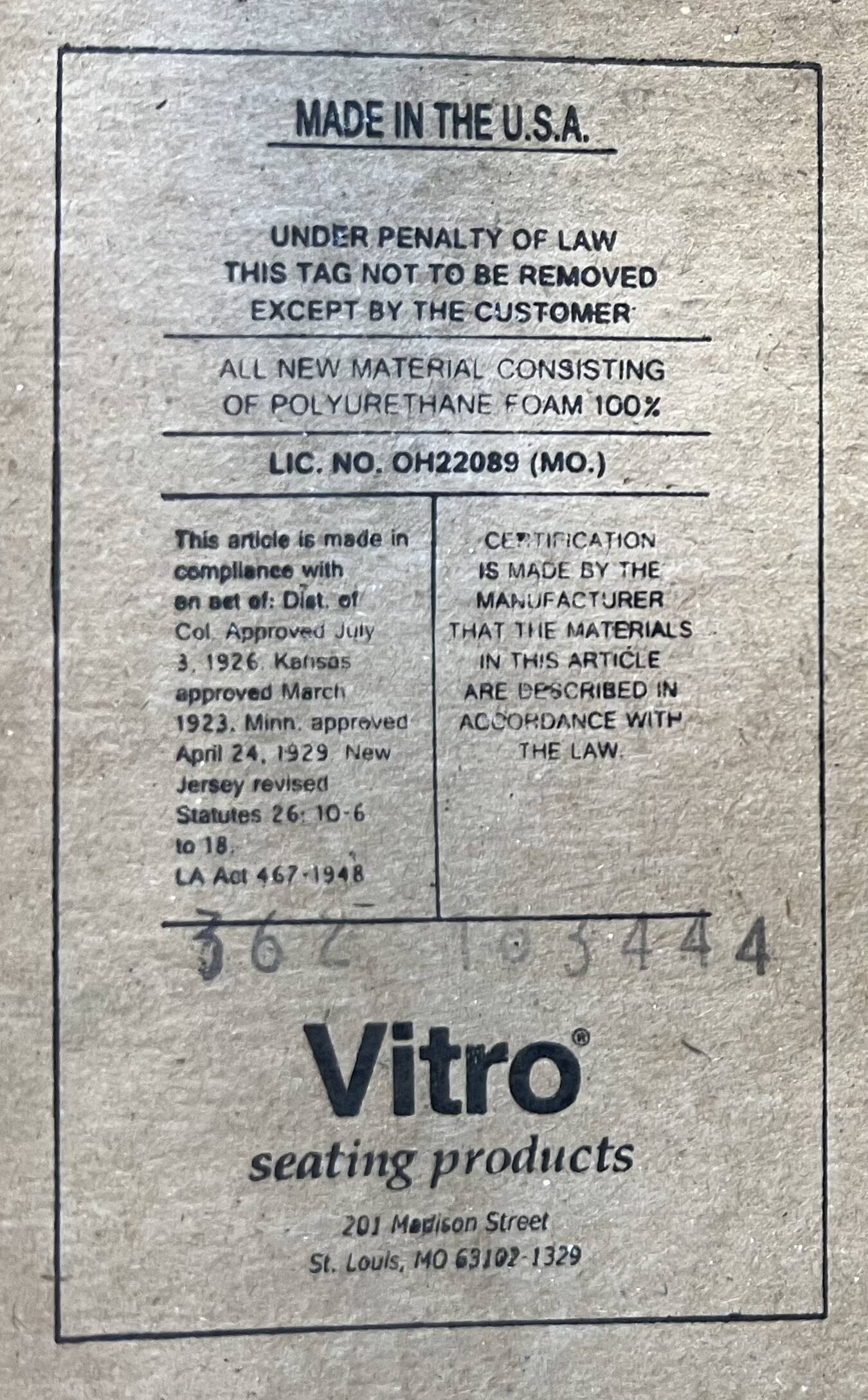 American Retro/Vintage Diner Chair - VITRO Seating