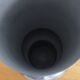 Vase aluminium années 70