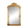 Large wooden and gilded stucco mirror with parecloses - 19th century