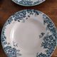 Set of flat and hollow plates in Terre de Fer Saint Amand & Hamage