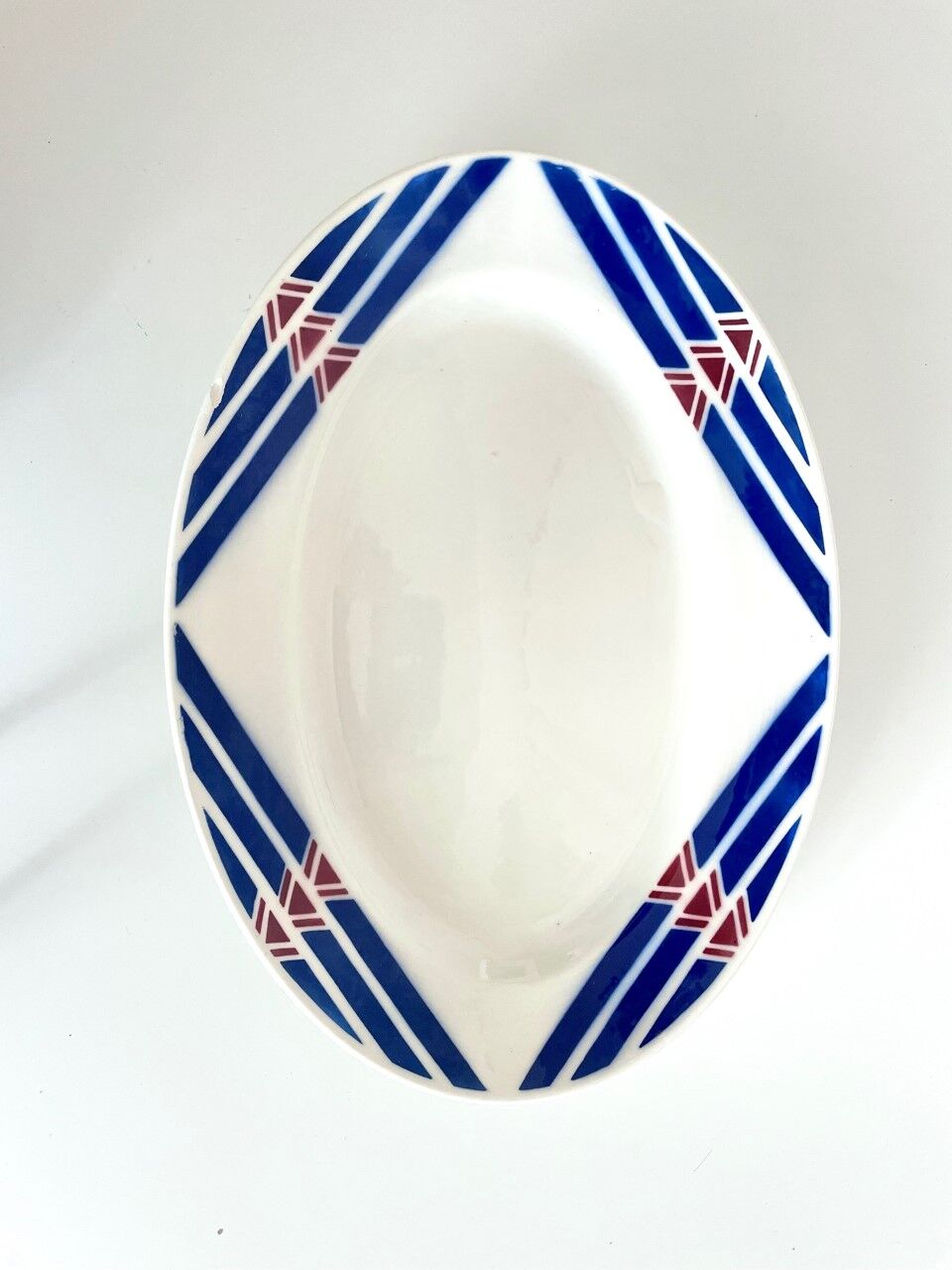 Oval dish Badonviller model Stella