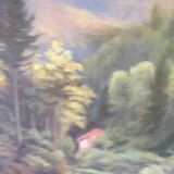 Huile sur toile signée gustave mouty (1870 - 1956)
