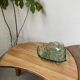 Tinted glass “leaf” dish