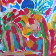 Pierre Lacroux (1909-1993) Gouache on paper 24 x 32 cm - from 1989 - (317)