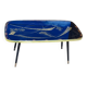 Vintage coffee table with compass legs