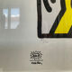 Numbered keith haring silkscreen with certificate.