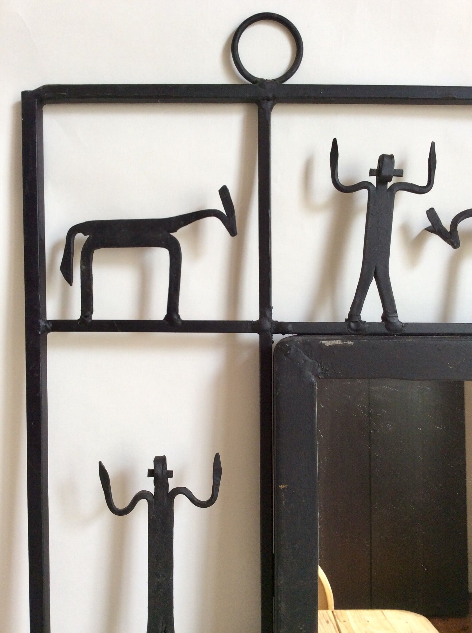 Brutal iron mirror 60x80cm