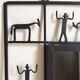 Miroir brutaliste en fer 60x80cm