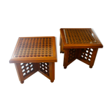 Pair of tables from the 20th cty