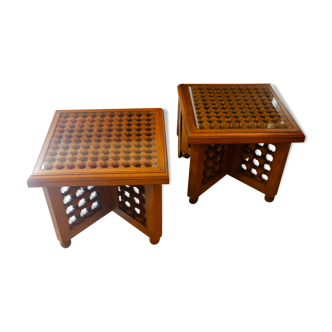 Paire de tables du 20ème siècle