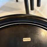 6 chaises Rober Mallet Stevens Noires
