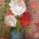 Robert Cox (1934 - 2001) - Still Life Painting Bouquet of Flowers