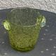Blown glass ice bucket signed Biot Collector