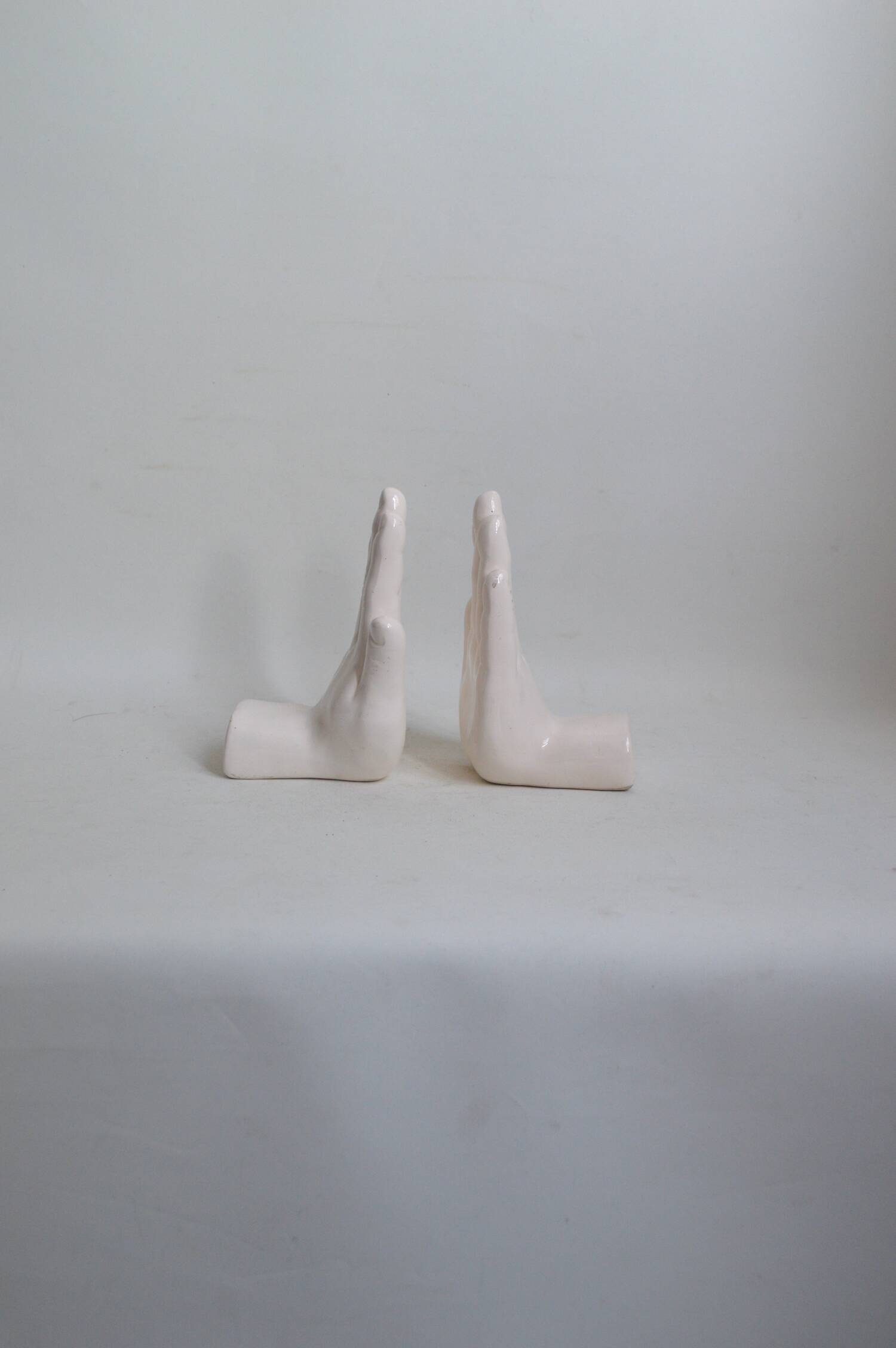 Hand bookends