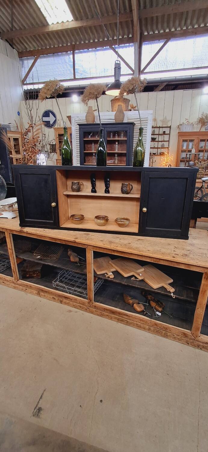 Antique shelf with doors