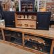 Antique shelf with doors