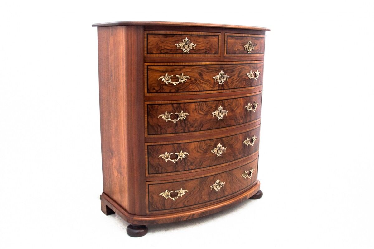Antique chest of drawers from the turn of the 19th and 20th centuries, Northern Europe.