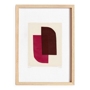 Peinture abstraite sur - papier