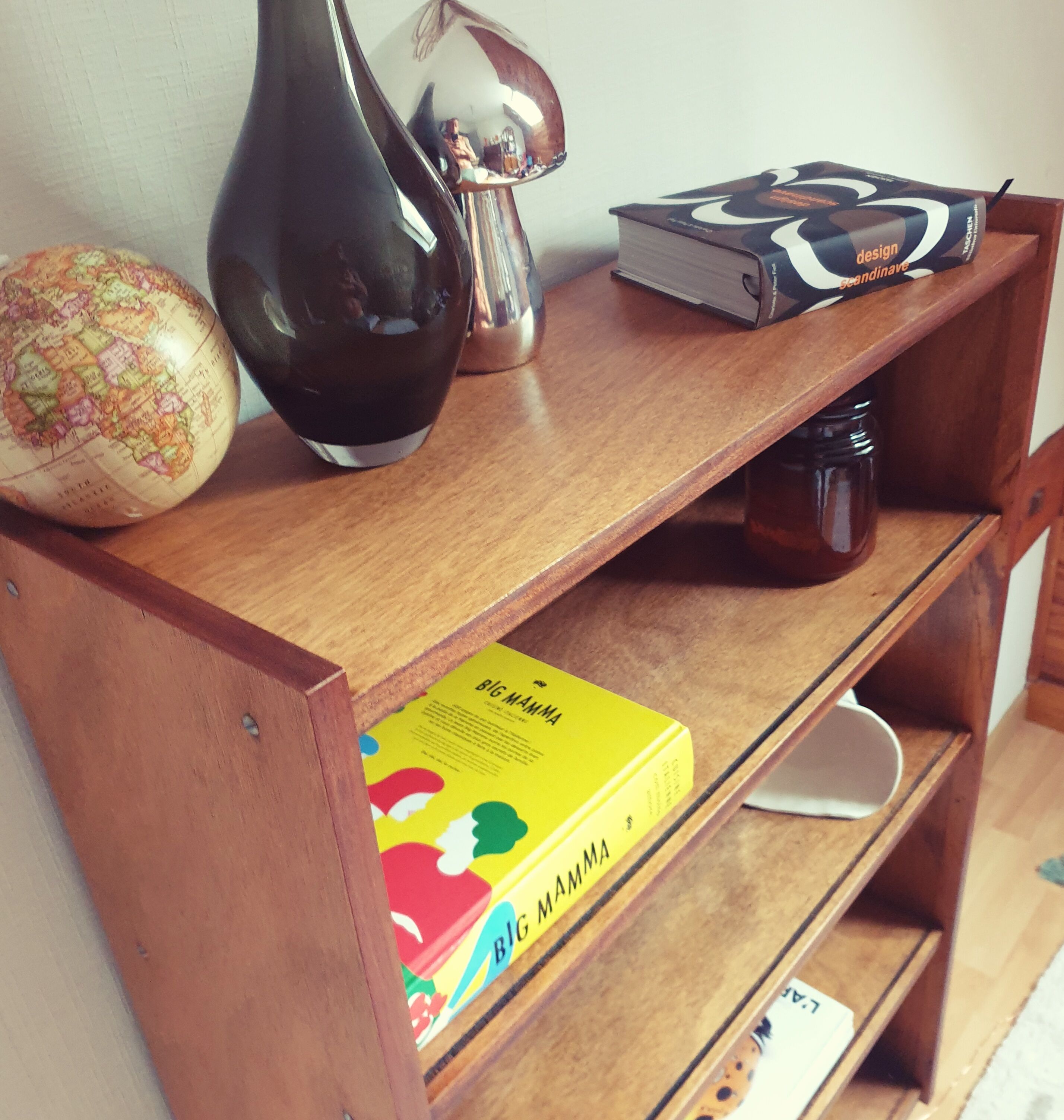Vintage library / modernist vintage storage cabinet