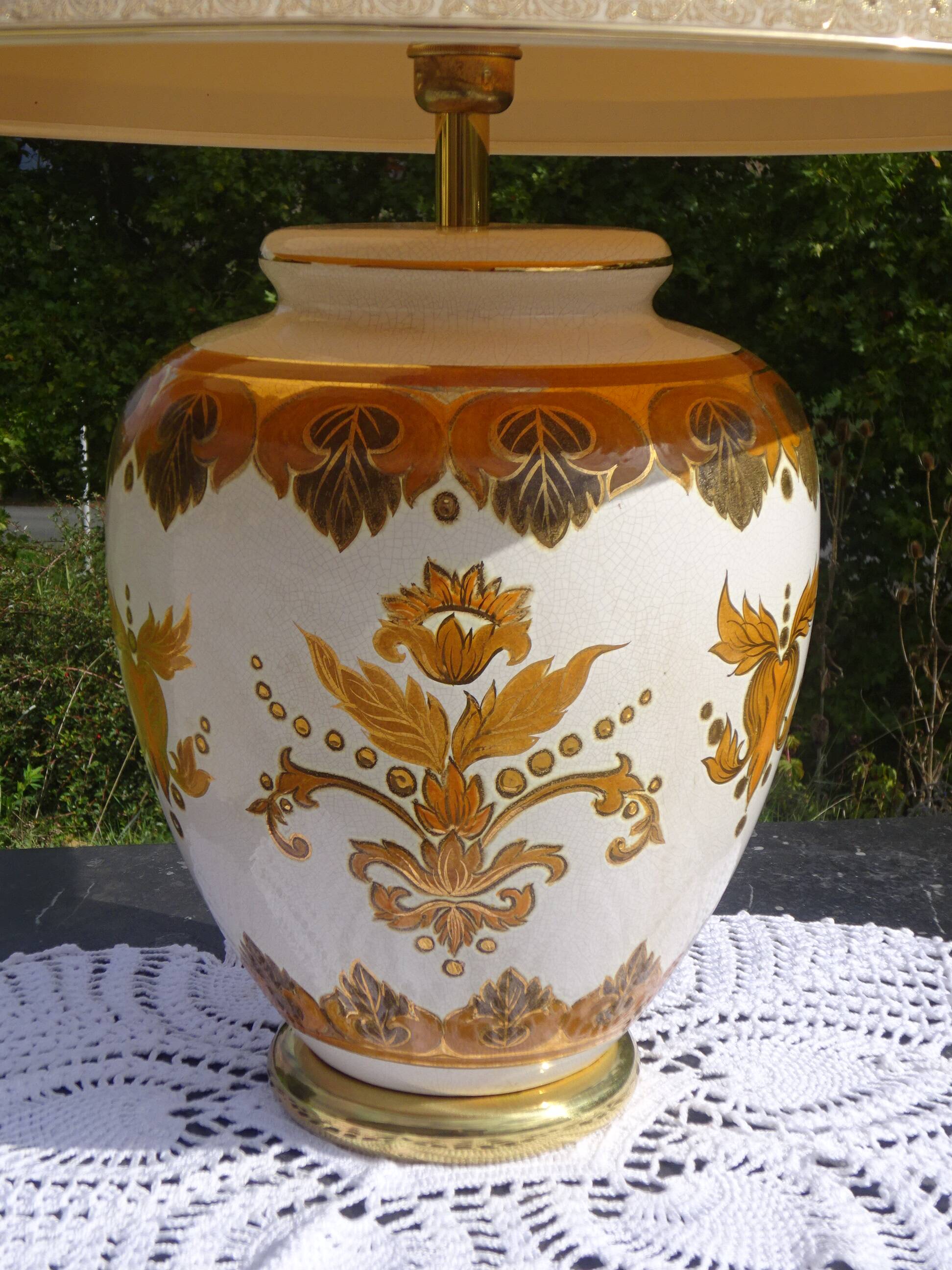Grande lampe de salon Louis Drimmer