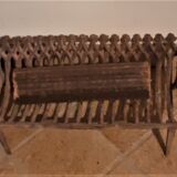 Wrought iron log holder