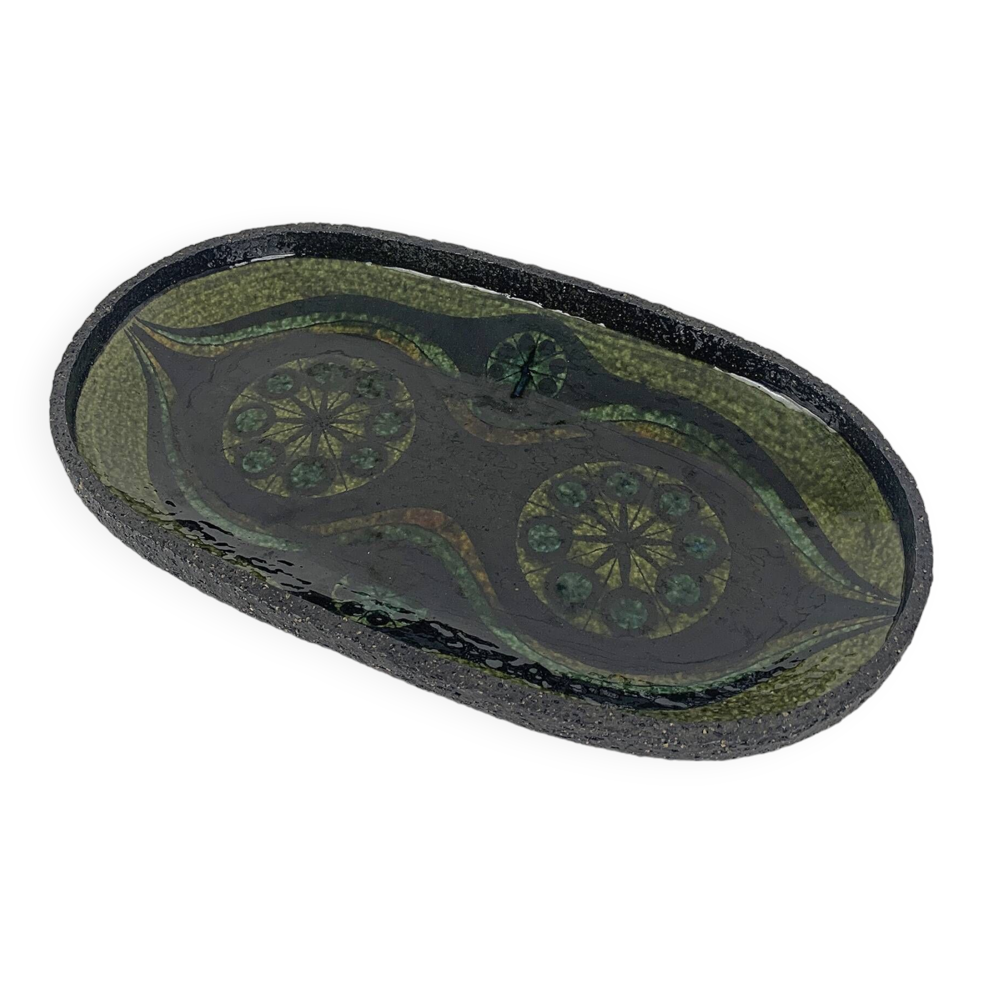 Large Mid-Century Scandinavian Dish by Thomas Toft, Denmark