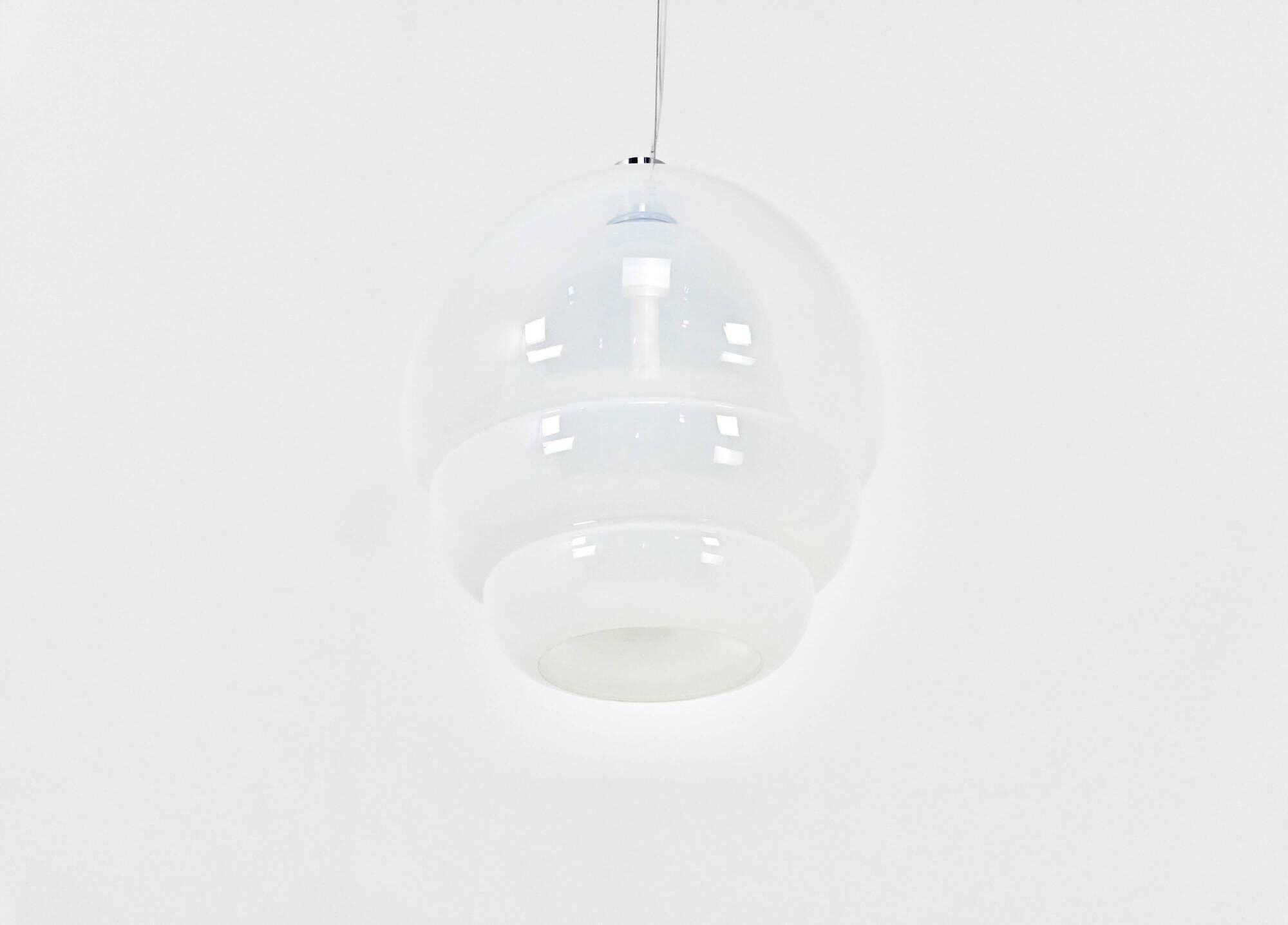 Suspension LS 134 in glass by Carlo Nason for Mazzega, 1960s