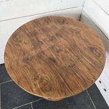 table guéridon vintage en marqueterie