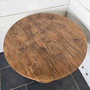 table guéridon vintage en marqueterie
